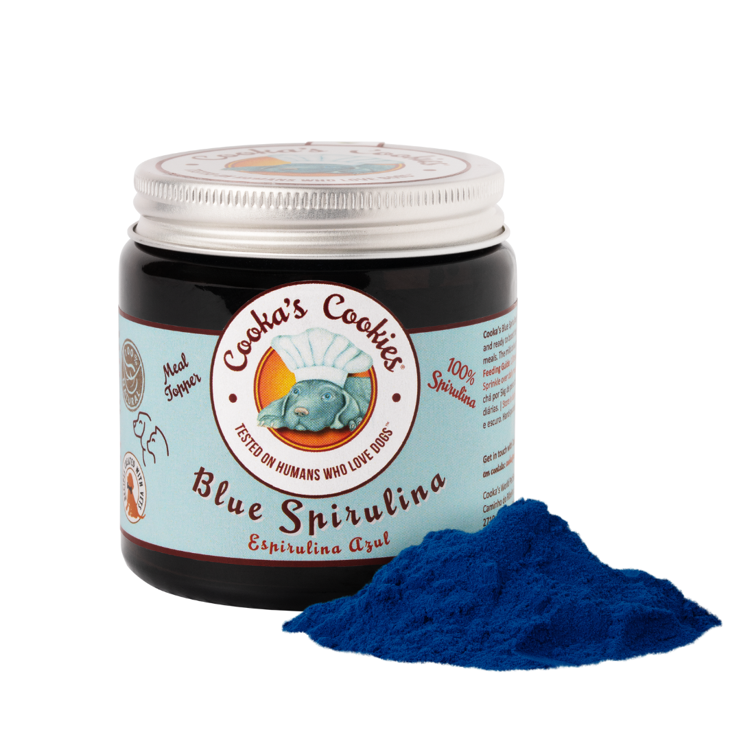 Blue Spirulina - Garniture de repas pour chiens et chats