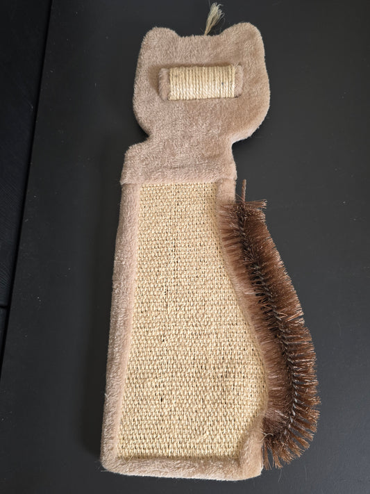Griffoir et toilettage en forme de chat - occasion