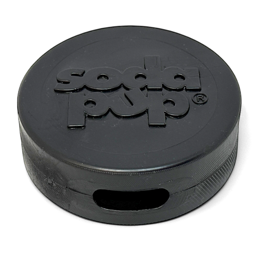 Puck de hockey durable PUP-X porte-gâteries en caoutchouc et jouet à mâcher