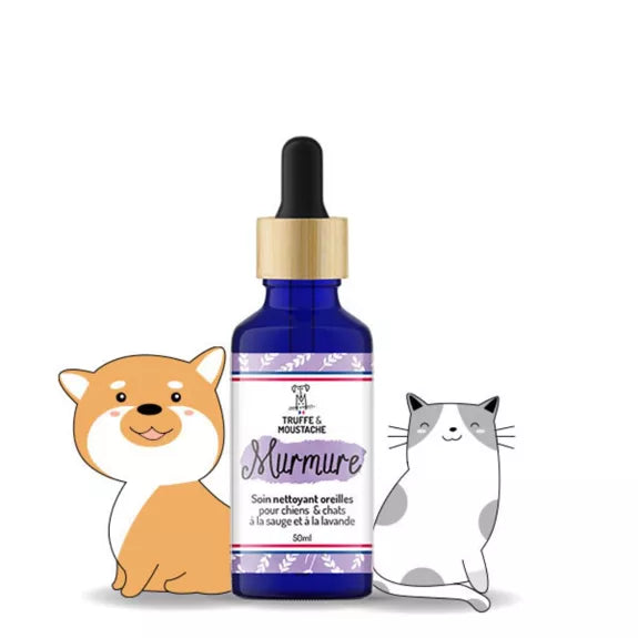 Soin nettoyant pour les oreilles chiens & chats, "Murmure"