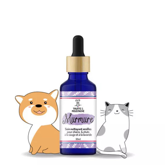 Soin nettoyant pour les oreilles chiens & chats, "Murmure"