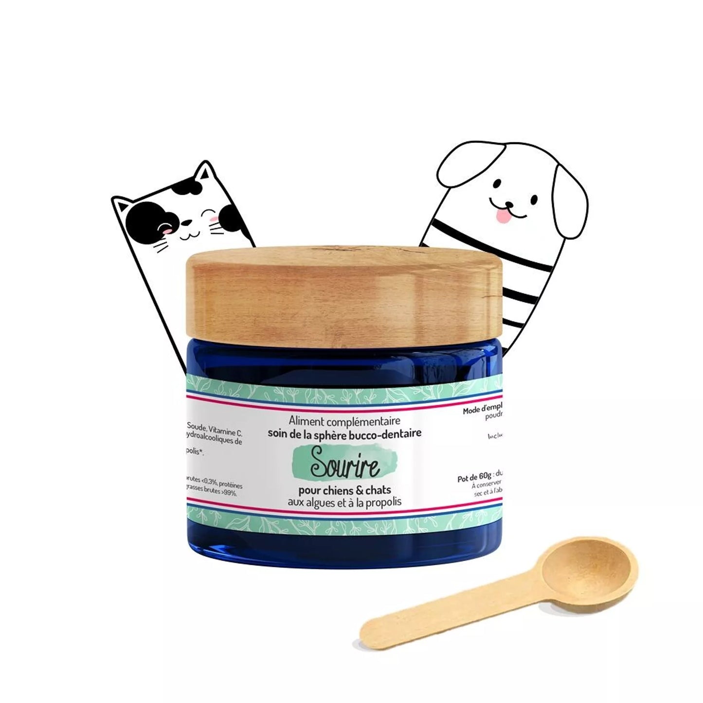 Anti-tartre et bonne haleine – Cure courte – Complément alimentaire chien et chat