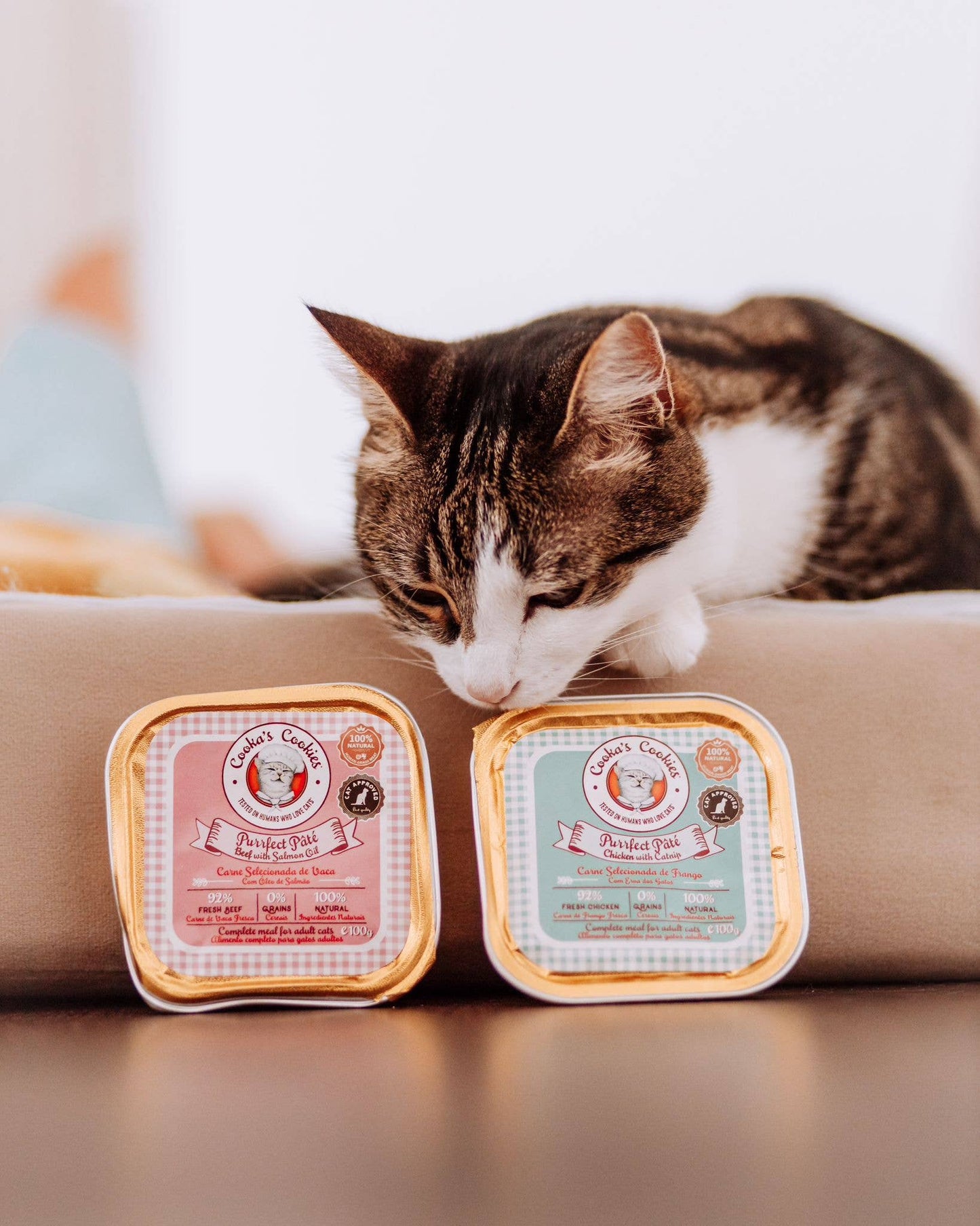Pâté de poulet pour chat.