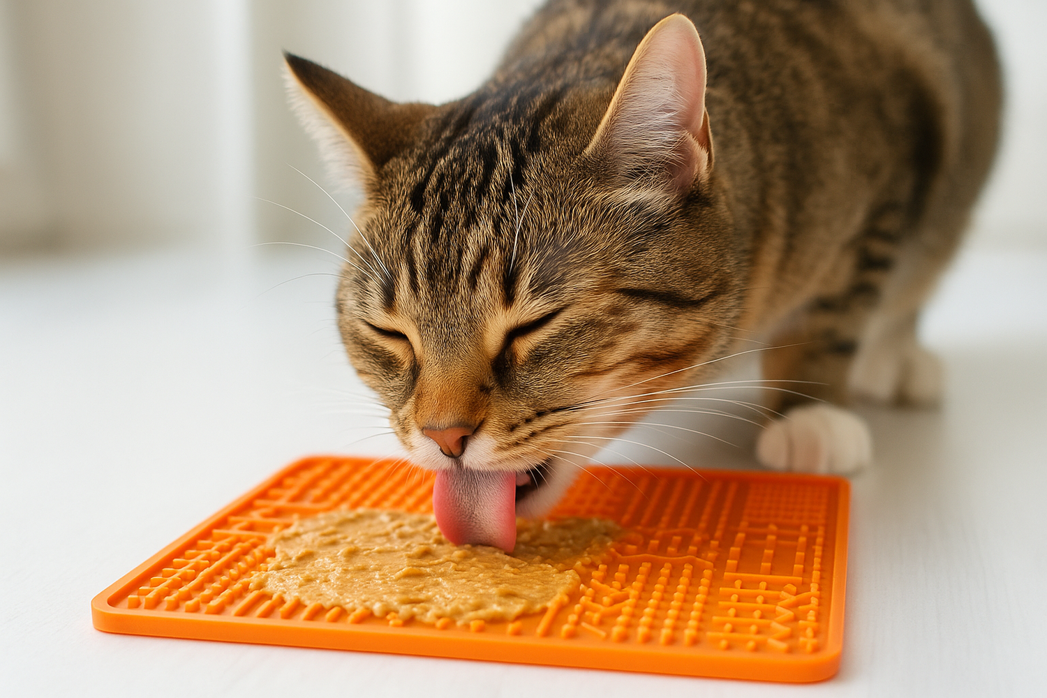 Tapis de léchage chat