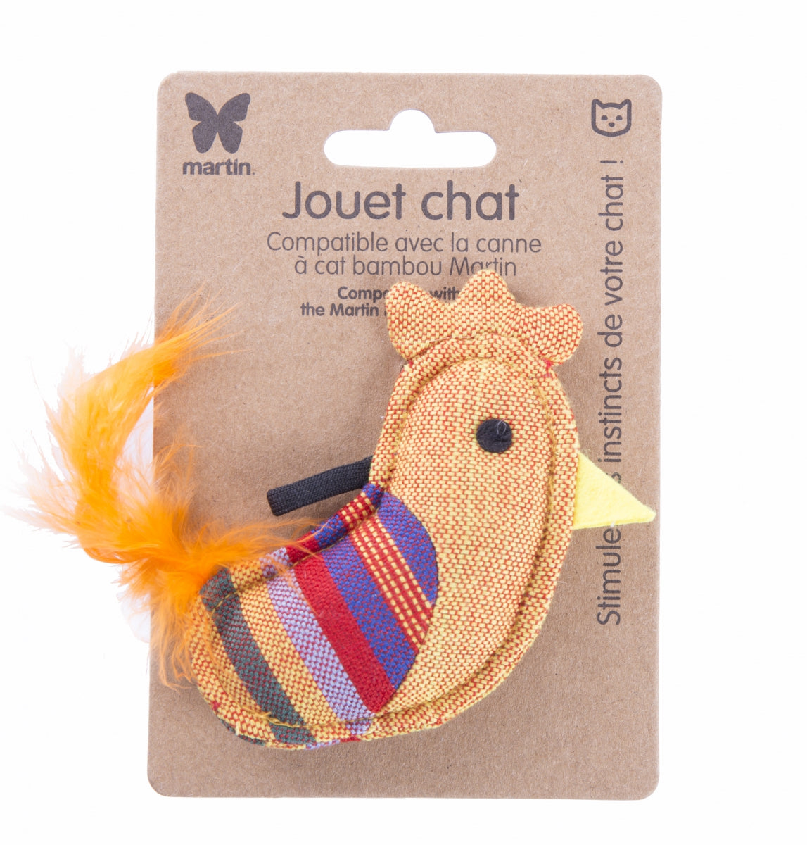 Poule rouge - Tissu ethnique